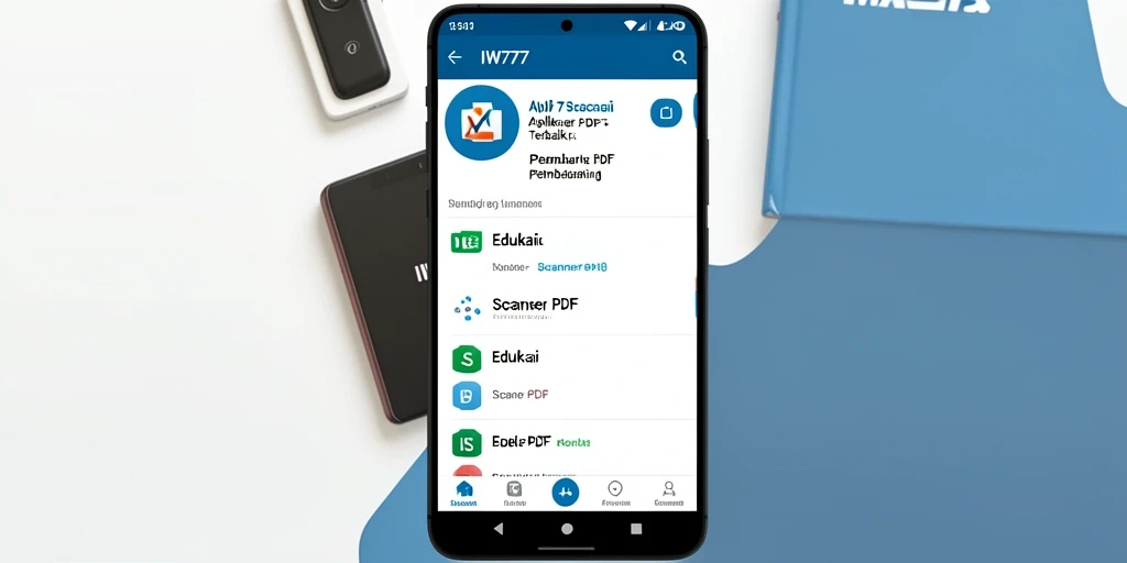 Tampilan antarmuka IW777 yang sederhana dan fungsional.