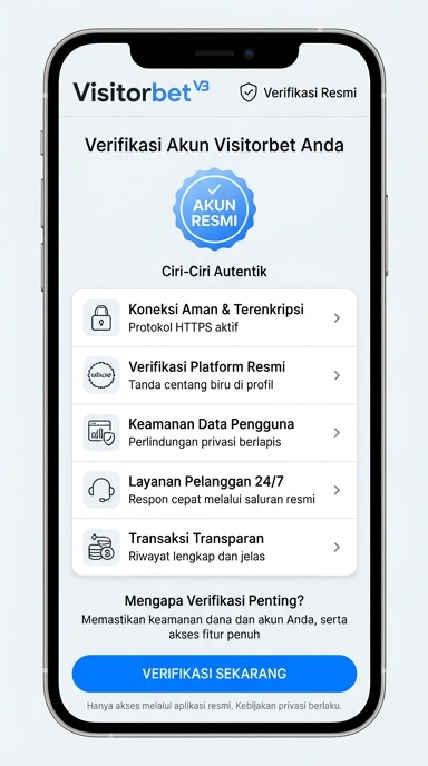 Halaman Resmi Visitorbet untuk Pengguna Android